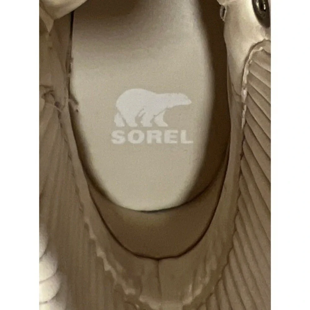 SOREL Brex Boot Cozy Lace Boots Waterproof Nova Sand Sea Salt NL4813-260 Sz. 7.5